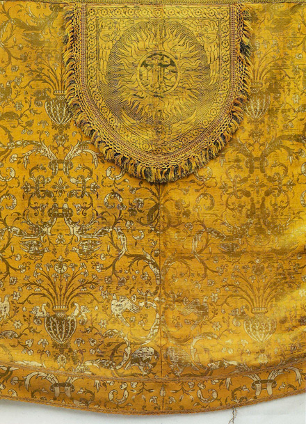 Italy, Mid 16th Century Brocatelle Cope 1 Crop Detail